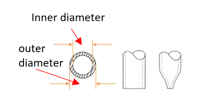 氧化铝管(两边开)尺寸细节